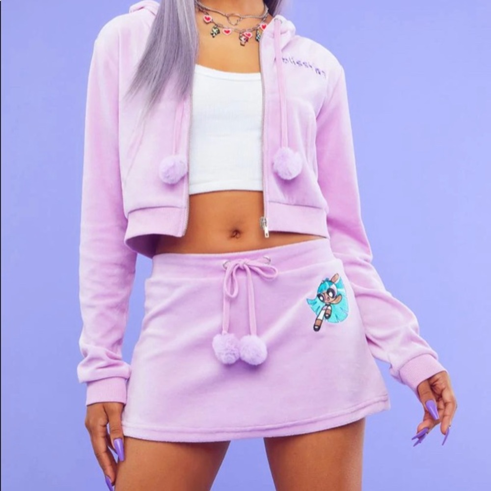Bliss Power Puff Girls terry skirt